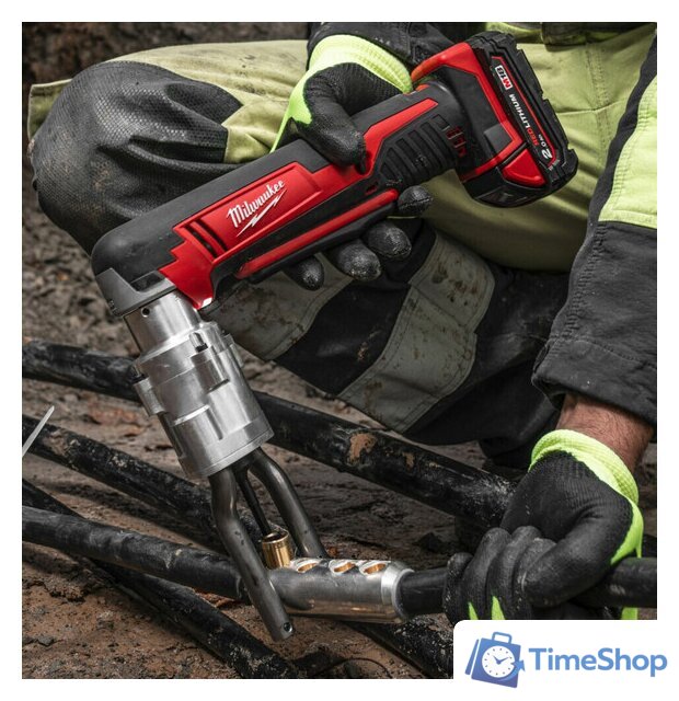Инструмент для болтовых соединителей и наконечников Milwaukee M18 M18BSBT-202X 4933493289 (с 2-мя АКБ, кейс) - Изображение №8 — Интернет-магазин Time-Shop