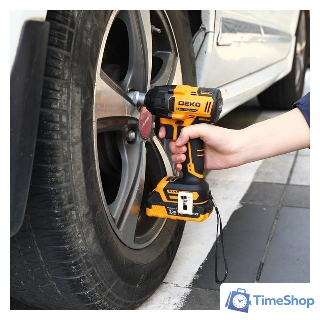 Гайковерт Deko ZKIS20 081-1013 (с 2-мя АКБ, кейс) - Изображение №8 — Интернет-магазин Time-Shop