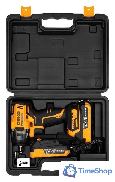 Гайковерт Deko ZKIS20 081-1013 (с 2-мя АКБ, кейс) - Изображение №6 — Интернет-магазин Time-Shop