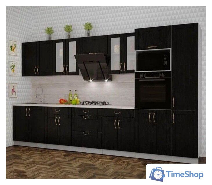 Готовая кухня Интерлиния Мила Крафт 3.6 (дуб английский) - Изображение №2 — Интернет-магазин Time-Shop