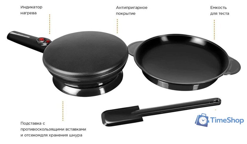 Блинница Redmond (Редмонд) RSM-1409 - Изображение №14 — Интернет-магазин Time-Shop