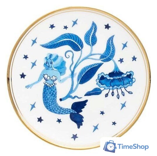 Тарелка десертная Bitossi Fabula FTB00037 (море) - Изображение №1 — Интернет-магазин Time-Shop