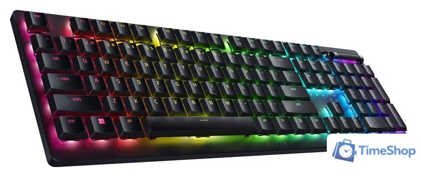 Клавиатура Razer Deathstalker V2 Pro Wireless (черный, Razer Low Profile Optical Purple, нет кириллицы) - Изображение №4 — Интернет-магазин Time-Shop
