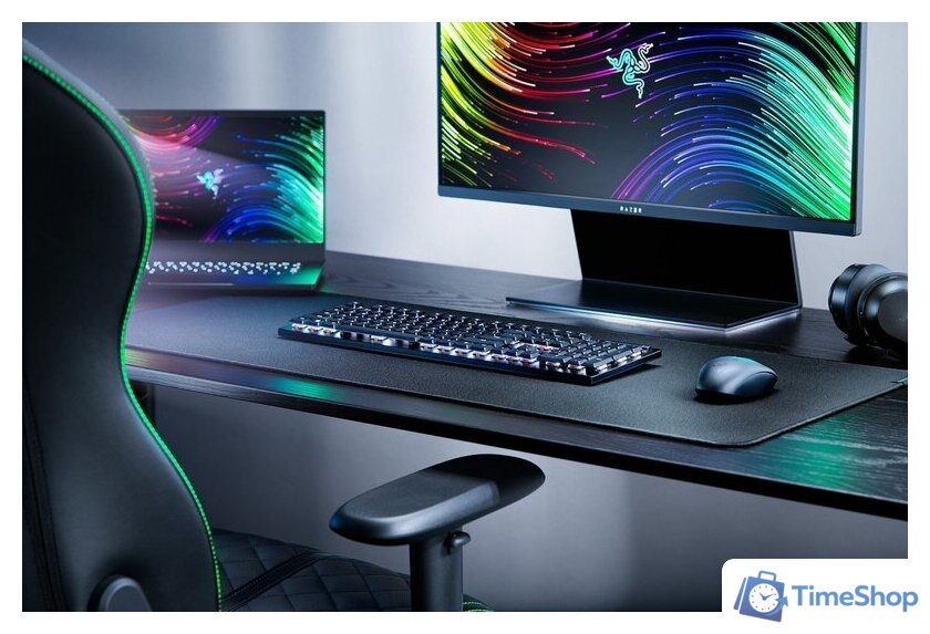 Клавиатура Razer Deathstalker V2 Pro Wireless (черный, Razer Low Profile Optical Purple, нет кириллицы) - Изображение №13 — Интернет-магазин Time-Shop