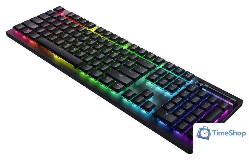 Клавиатура Razer Deathstalker V2 Pro Wireless (черный, Razer Low Profile Optical Purple, нет кириллицы) - Изображение №3 — Интернет-магазин Time-Shop