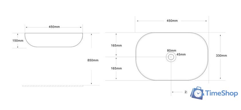 Умывальник Roxen Conta 570055 - Изображение №8 — Интернет-магазин Time-Shop