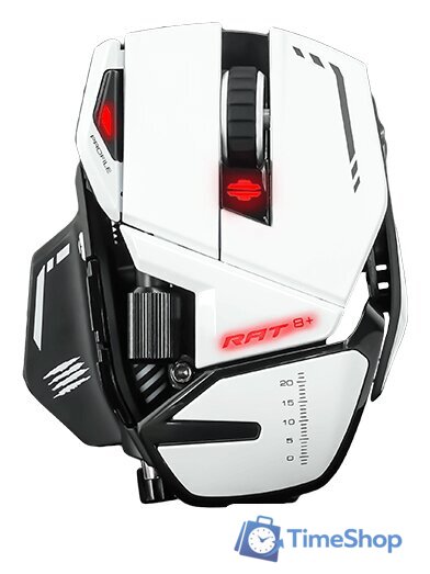 Игровая мышь Mad Catz R.A.T. 8+ (белый) - Изображение №1 — Интернет-магазин Time-Shop