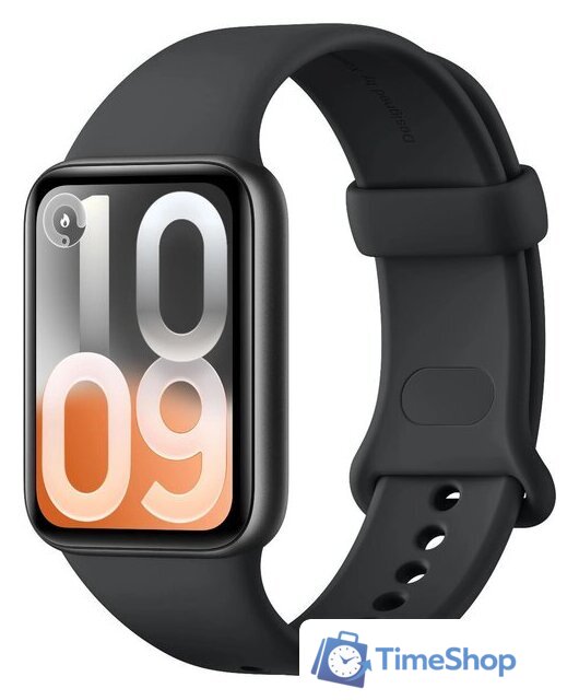 Фитнес-браслет Xiaomi Smart Band 10 Pro M2552B1 (черный, с черным силиконовым ремешком, международная версия) - Изображение №1 — Интернет-магазин Time-Shop