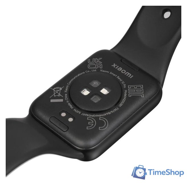 Фитнес-браслет Xiaomi Smart Band 10 Pro M2552B1 (черный, с черным силиконовым ремешком, международная версия) - Изображение №6 — Интернет-магазин Time-Shop