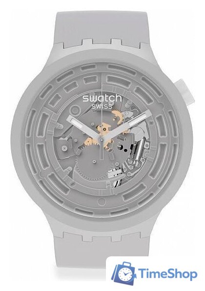 Наручные часы Swatch C-Grey SB03M100 - Изображение №1 — Интернет-магазин Time-Shop