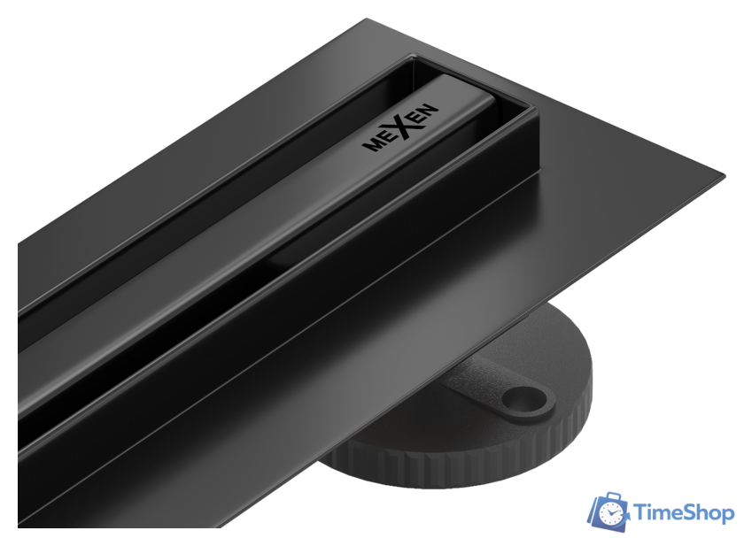 Трап/канал Mexen Flat 360 Slim Black 1741070 - Изображение №1 — Интернет-магазин Time-Shop
