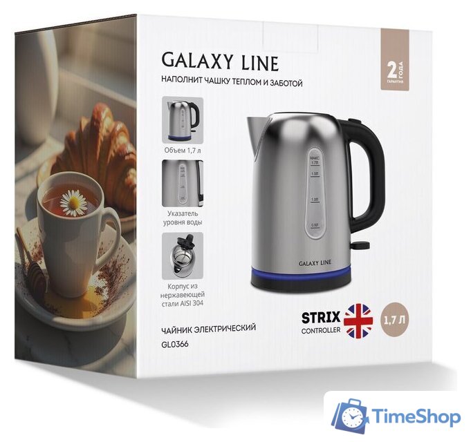Электрический чайник Galaxy Line GL0366 - Изображение №6 — Интернет-магазин Time-Shop