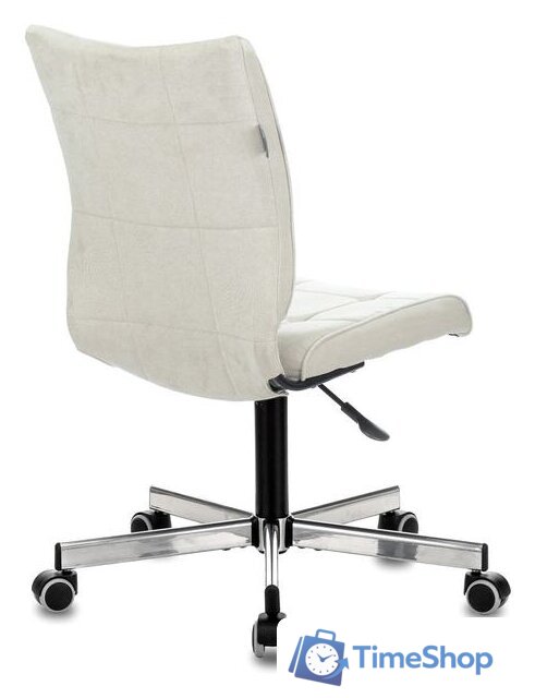 Офисное кресло Бюрократ CH-330M/VELV20 (бежевый) - Изображение №4 — Интернет-магазин Time-Shop