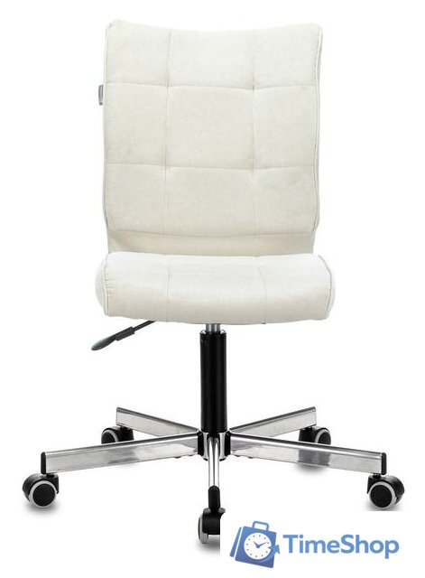 Офисное кресло Бюрократ CH-330M/VELV20 (бежевый) - Изображение №2 — Интернет-магазин Time-Shop