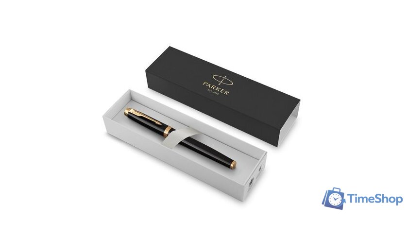 Ручка перьевая Parker IM Metal Black GT 1931645 - Изображение №2 — Интернет-магазин Time-Shop