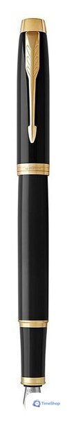 Ручка перьевая Parker IM Metal Black GT 1931645 - Изображение №1 — Интернет-магазин Time-Shop