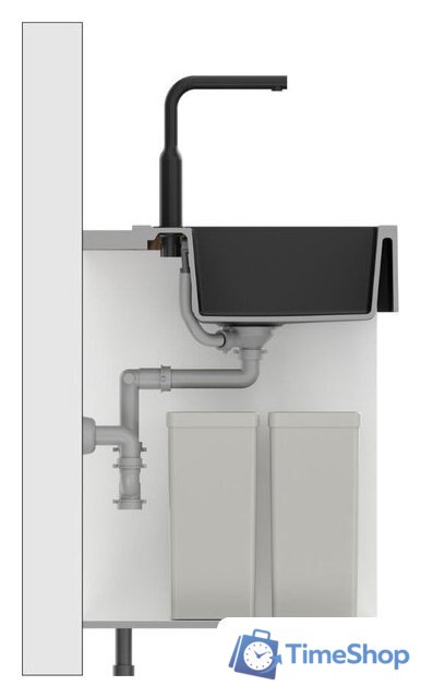 Кухонная мойка Quadron HCQB6054U8_BS - Изображение №4 — Интернет-магазин Time-Shop