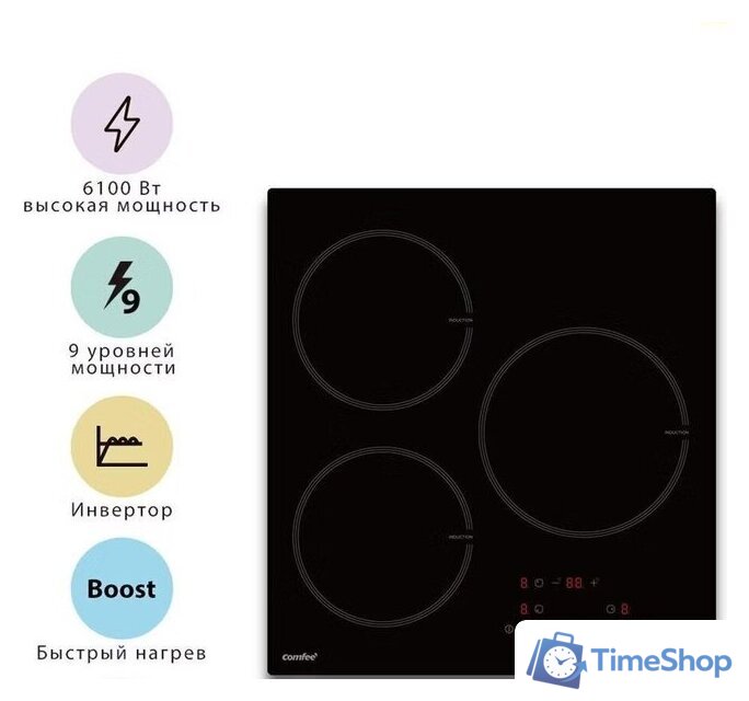 Варочная панель Comfee CIH401 - Изображение №1 — Интернет-магазин Time-Shop