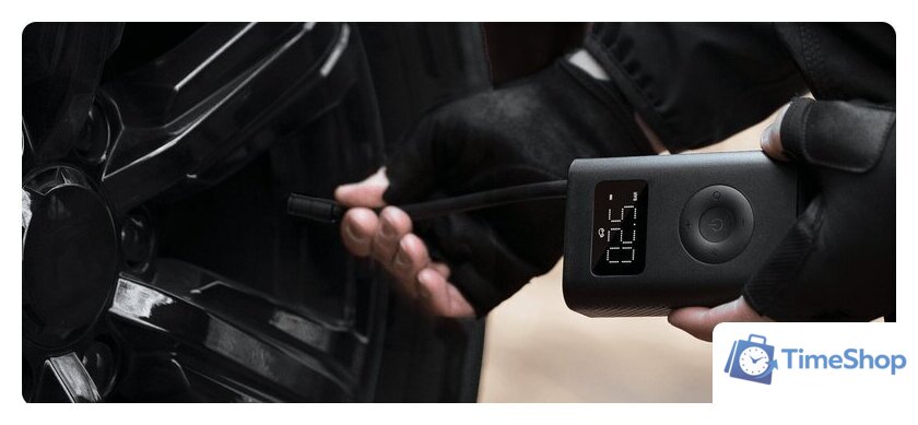 Автомобильный компрессор Xiaomi Mi Portable Electric Air Compressor 2 BHR7112GL (международная версия) - Изображение №4 — Интернет-магазин Time-Shop