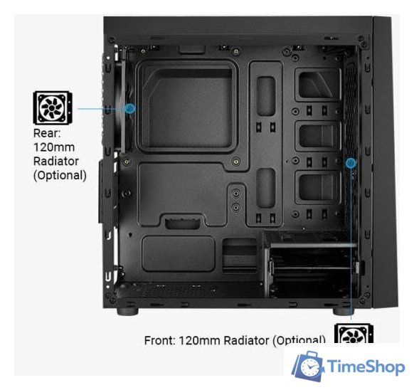 Корпус AeroCool Bolt Mini-G-BK-v1 - Изображение №5 — Интернет-магазин Time-Shop