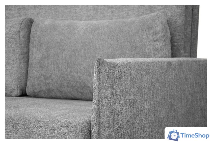 Диван Домовой Визит-3 2 (130) (Santos Light Grey) - Изображение №7 — Интернет-магазин Time-Shop