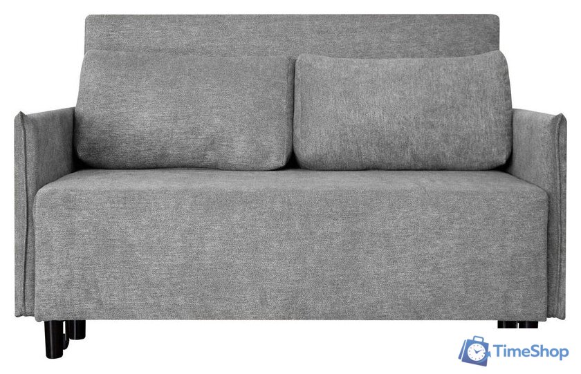 Диван Домовой Визит-3 2 (130) (Santos Light Grey) - Изображение №2 — Интернет-магазин Time-Shop