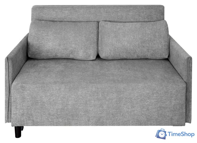 Диван Домовой Визит-3 2 (130) (Santos Light Grey) - Изображение №1 — Интернет-магазин Time-Shop