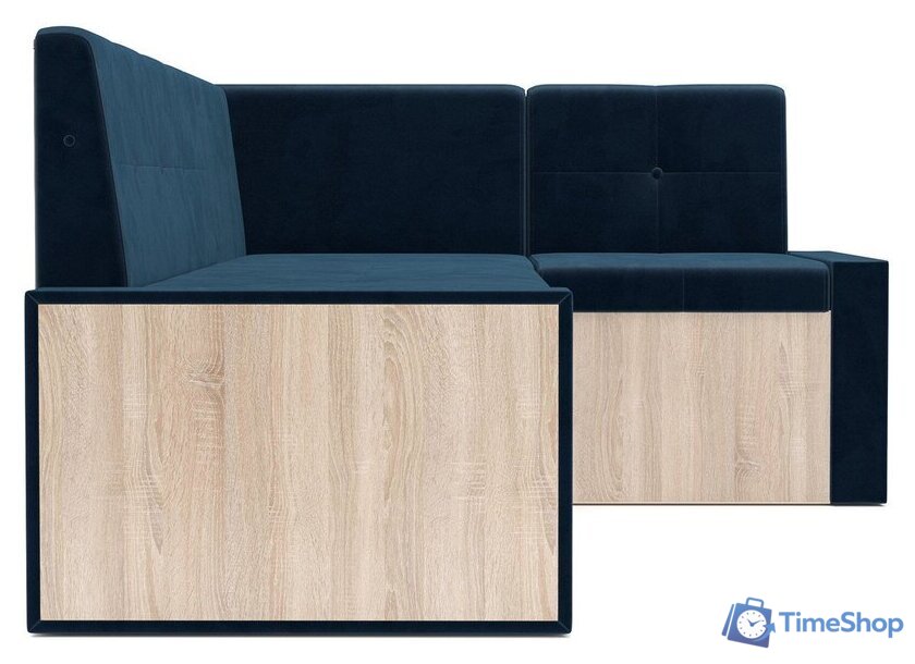 Угловой диван Мебель-АРС Таллин 191x83x121 (темно-синий Luna 034) - Изображение №3 — Интернет-магазин Time-Shop