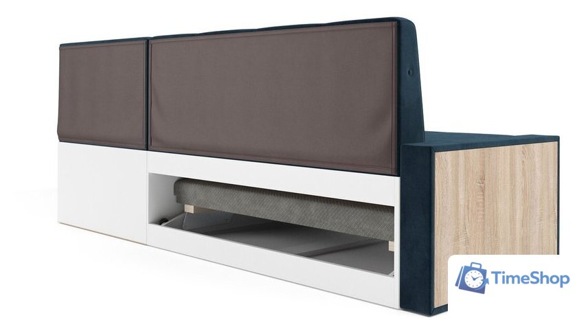 Угловой диван Мебель-АРС Таллин 191x83x121 (темно-синий Luna 034) - Изображение №6 — Интернет-магазин Time-Shop