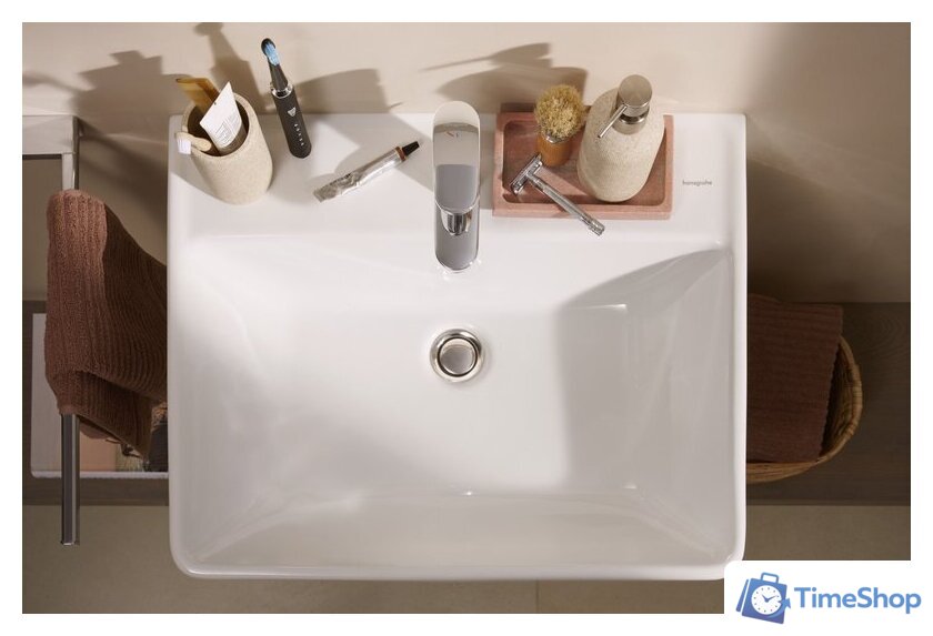 Умывальник Hansgrohe Xanuia Q 60 60133450 - Изображение №6 — Интернет-магазин Time-Shop