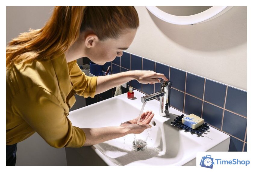Умывальник Hansgrohe Xanuia Q 60 60133450 - Изображение №9 — Интернет-магазин Time-Shop
