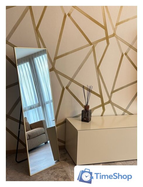 Зеркало EMZE Прямоугольное 37х115 DK.37.115.AUR (золото) - Изображение №1 — Интернет-магазин Time-Shop