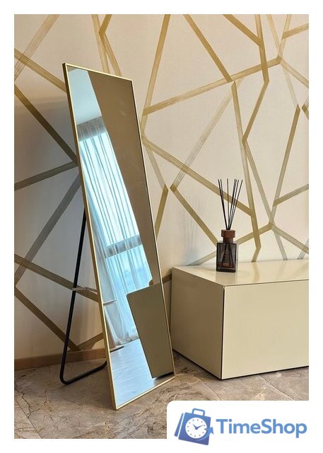 Зеркало EMZE Прямоугольное 37х115 DK.37.115.AUR (золото) - Изображение №4 — Интернет-магазин Time-Shop