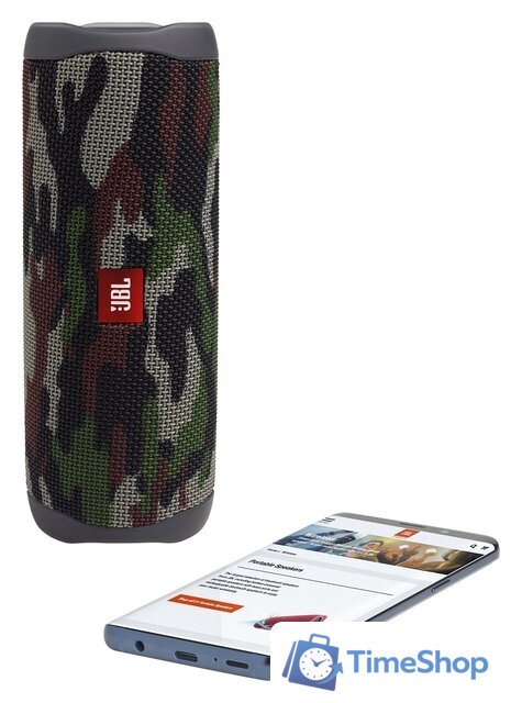 Беспроводная колонка JBL Flip 5 (камуфляж) - Изображение №6 — Интернет-магазин Time-Shop