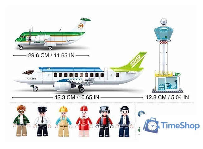 Конструктор Sluban Aviation M38-B0930 Аэропорт - Изображение №2 — Интернет-магазин Time-Shop