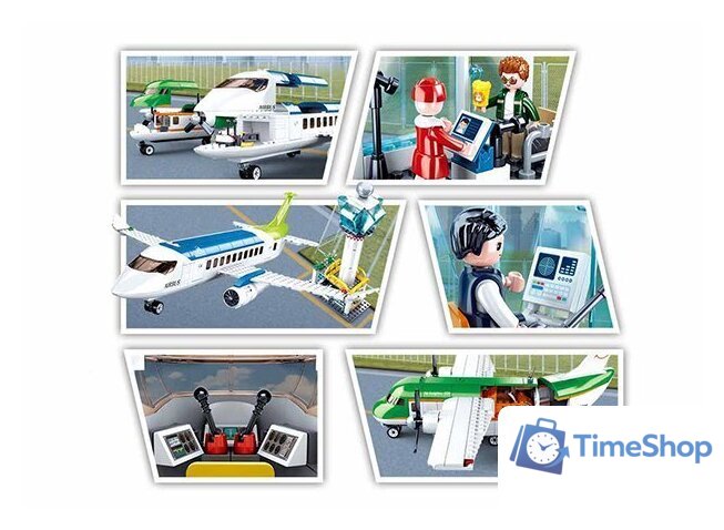 Конструктор Sluban Aviation M38-B0930 Аэропорт - Изображение №4 — Интернет-магазин Time-Shop