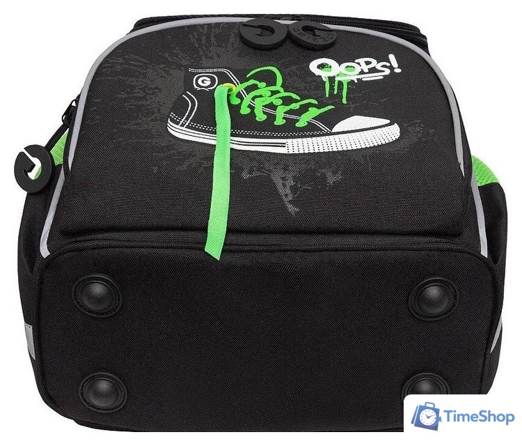 Школьный рюкзак Grizzly RAm-585-8 (черный/салатовый) - Изображение №5 — Интернет-магазин Time-Shop