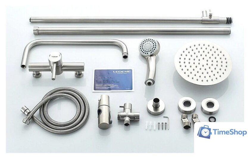 Душевая система  Ledeme L72405 - Изображение №4 — Интернет-магазин Time-Shop