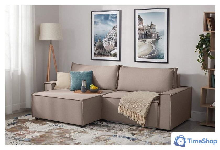 Угловой диван Mio Tesoro Дюссельдорф 293 1.5ек-1.5пф (1176 Savanna Plus Mocca) - Изображение №11 — Интернет-магазин Time-Shop