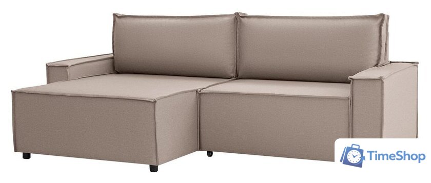 Угловой диван Mio Tesoro Дюссельдорф 293 1.5ек-1.5пф (1176 Savanna Plus Mocca) - Изображение №1 — Интернет-магазин Time-Shop