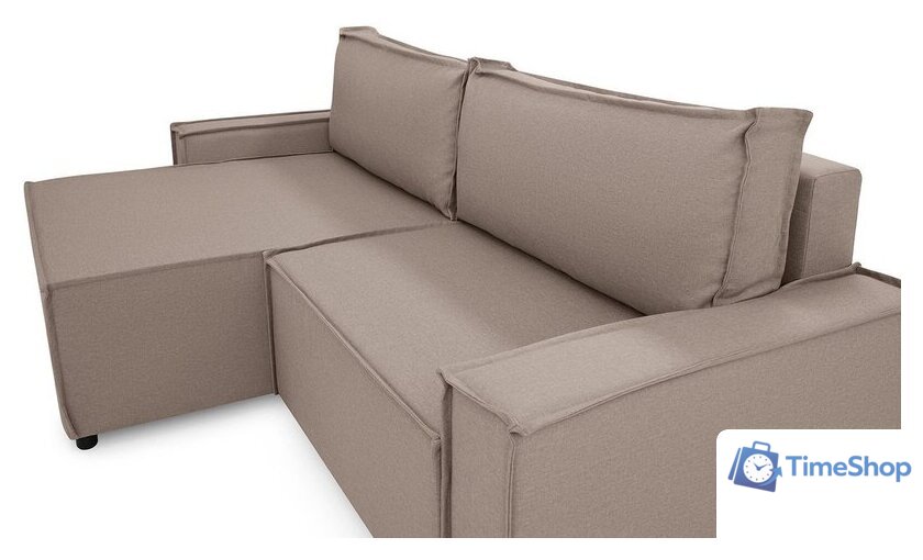 Угловой диван Mio Tesoro Дюссельдорф 293 1.5ек-1.5пф (1176 Savanna Plus Mocca) - Изображение №4 — Интернет-магазин Time-Shop