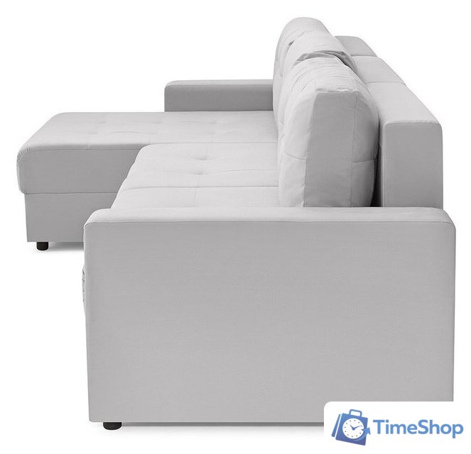 Угловой диван Mio Tesoro Манчестер 292 1.5ек-1.5ек-1.5пф (841 светло-серый) - Изображение №4 — Интернет-магазин Time-Shop