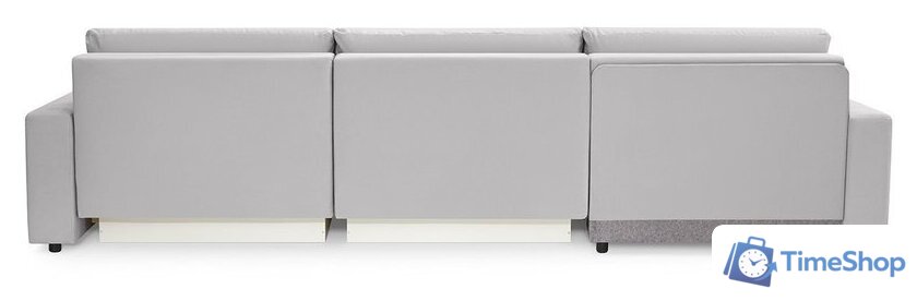 Угловой диван Mio Tesoro Манчестер 292 1.5ек-1.5ек-1.5пф (841 светло-серый) - Изображение №10 — Интернет-магазин Time-Shop