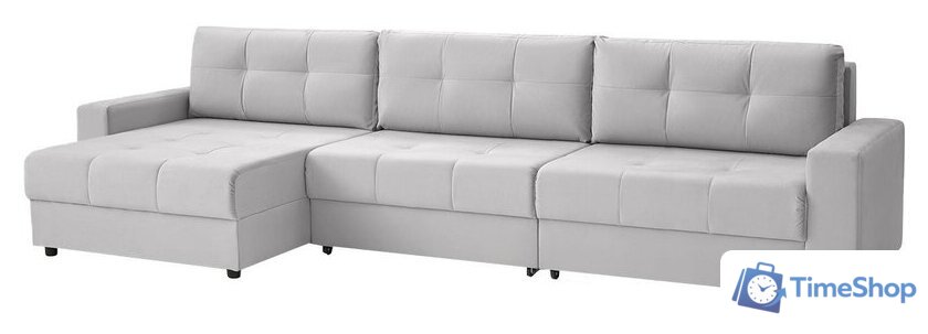 Угловой диван Mio Tesoro Манчестер 292 1.5ек-1.5ек-1.5пф (841 светло-серый) - Изображение №1 — Интернет-магазин Time-Shop