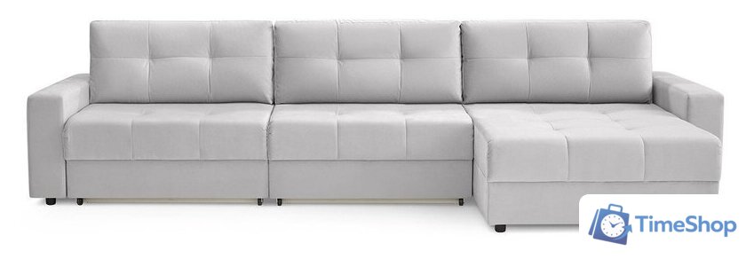 Угловой диван Mio Tesoro Манчестер 292 1.5ек-1.5ек-1.5пф (841 светло-серый) - Изображение №2 — Интернет-магазин Time-Shop