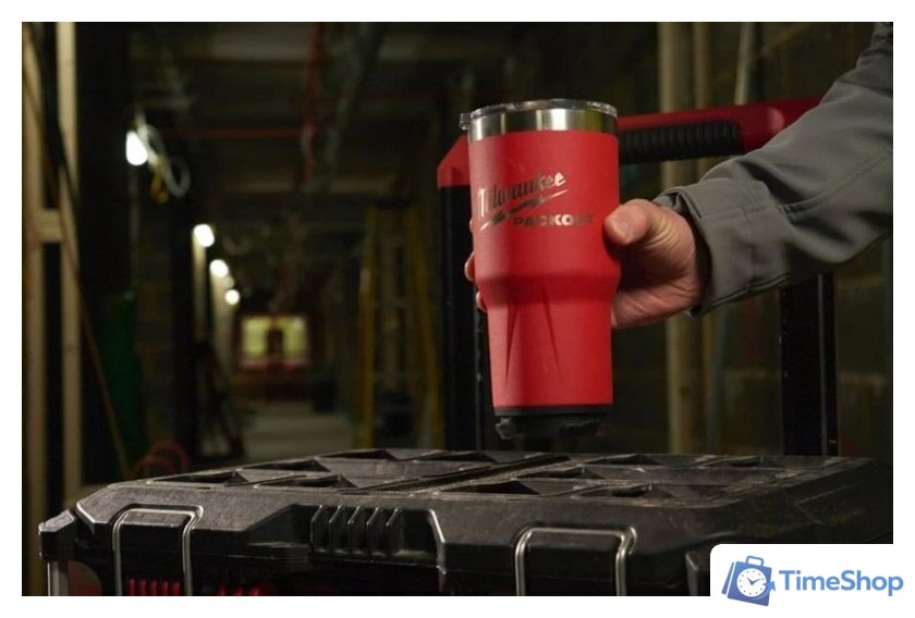 Термокружка Milwaukee Packout 0.591 л (красный) - Изображение №7 — Интернет-магазин Time-Shop