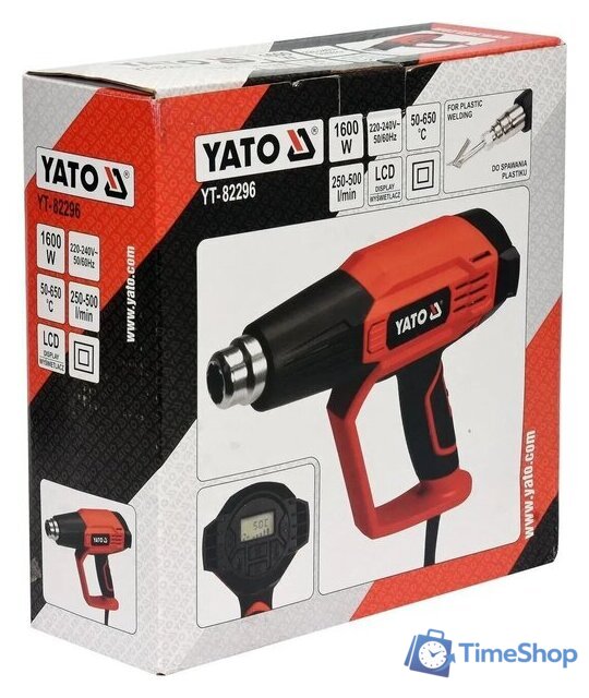 Промышленный фен Yato YT-82296 - Изображение №6 — Интернет-магазин Time-Shop