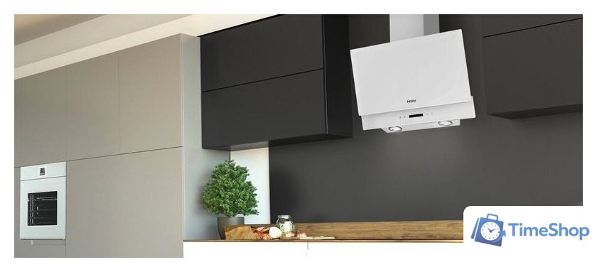 Кухонная вытяжка Haier HVX-W672GW - Изображение №3 — Интернет-магазин Time-Shop