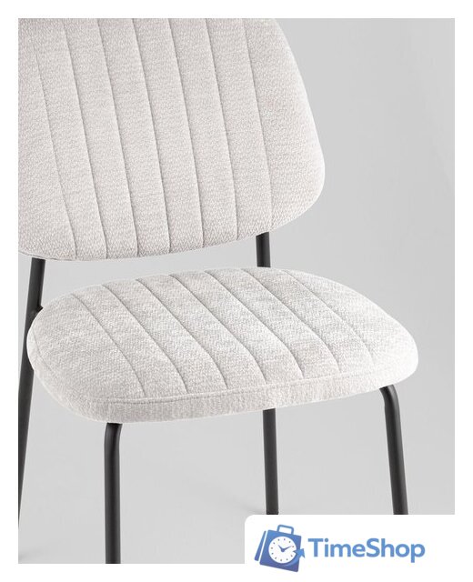 Стул Stool Group Patrys OS-2539-1P MH5115-15 (светло-серый, шенилл) - Изображение №6 — Интернет-магазин Time-Shop