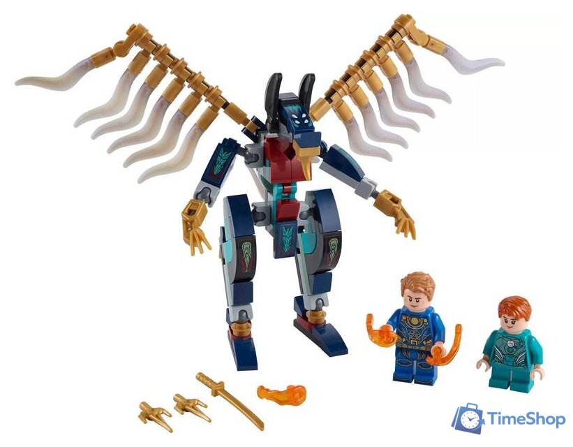 Конструктор LEGO Marvel Super Heroes 76145 Воздушное нападение Вечных - Изображение №6 — Интернет-магазин Time-Shop